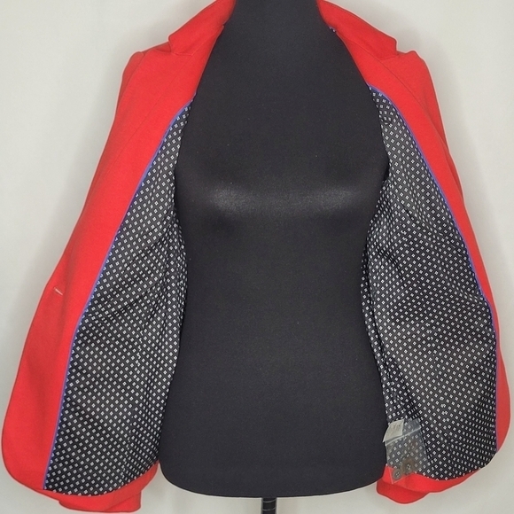 Talbots Aberdeen Red Blazer - Size 6 - Picture 9 of 12